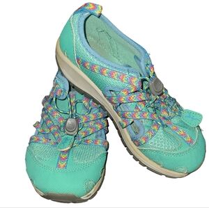 Chaco Teal Outcross Closed Toe Sandals 12